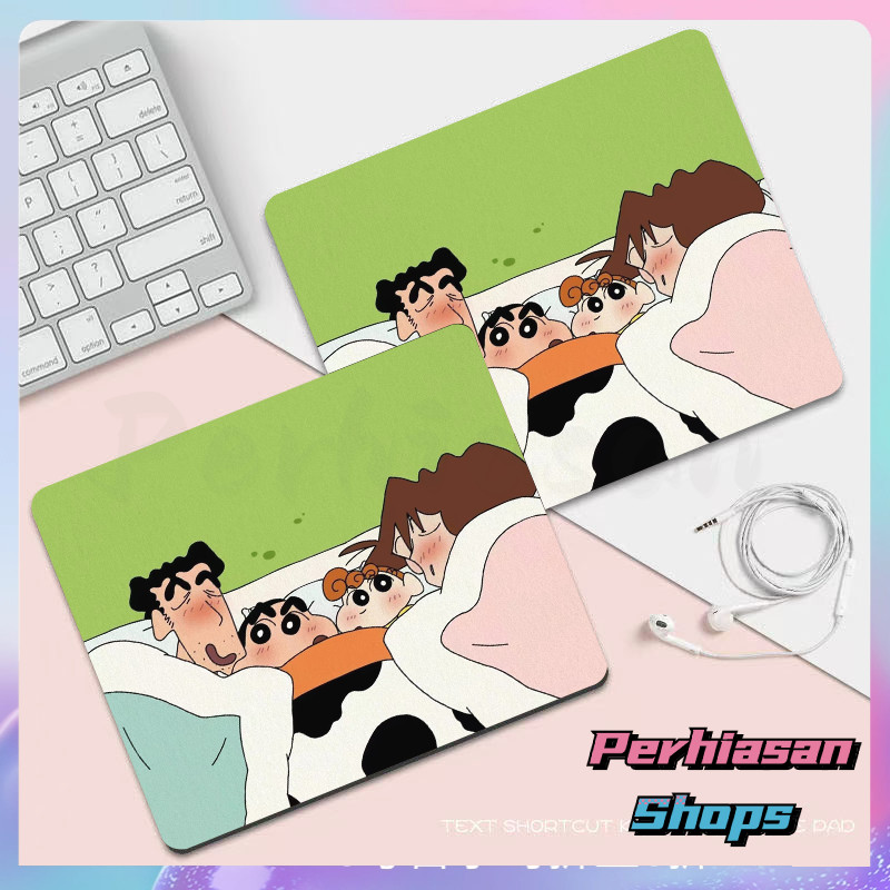 DIY READY STOCK Custom Gaming Mousepad Antislip,Keluarga Shin - Chan Yang Hangat,Desain Kustom,Permu