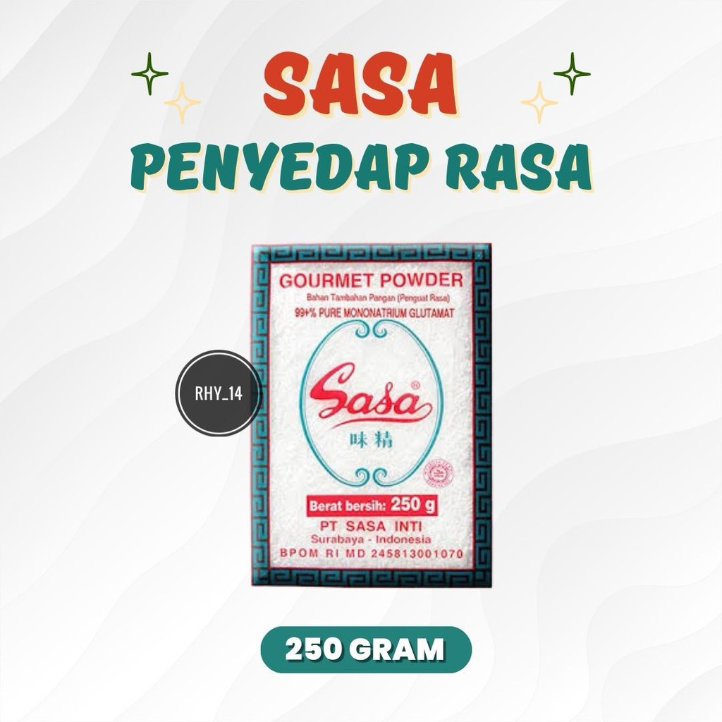 

Sasa 250gr Penyedap Rasa Micin MSG Penambah Rasa