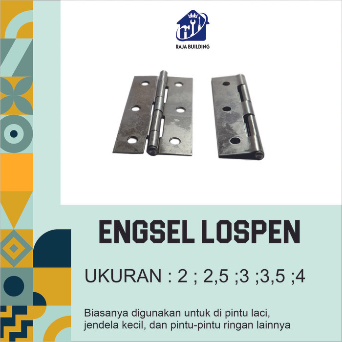 ENGSEL LOSPEN / Engsel Pintu Lospen / Engsel Pen / Engsel Rumah / Engsel Pintu Sederhana