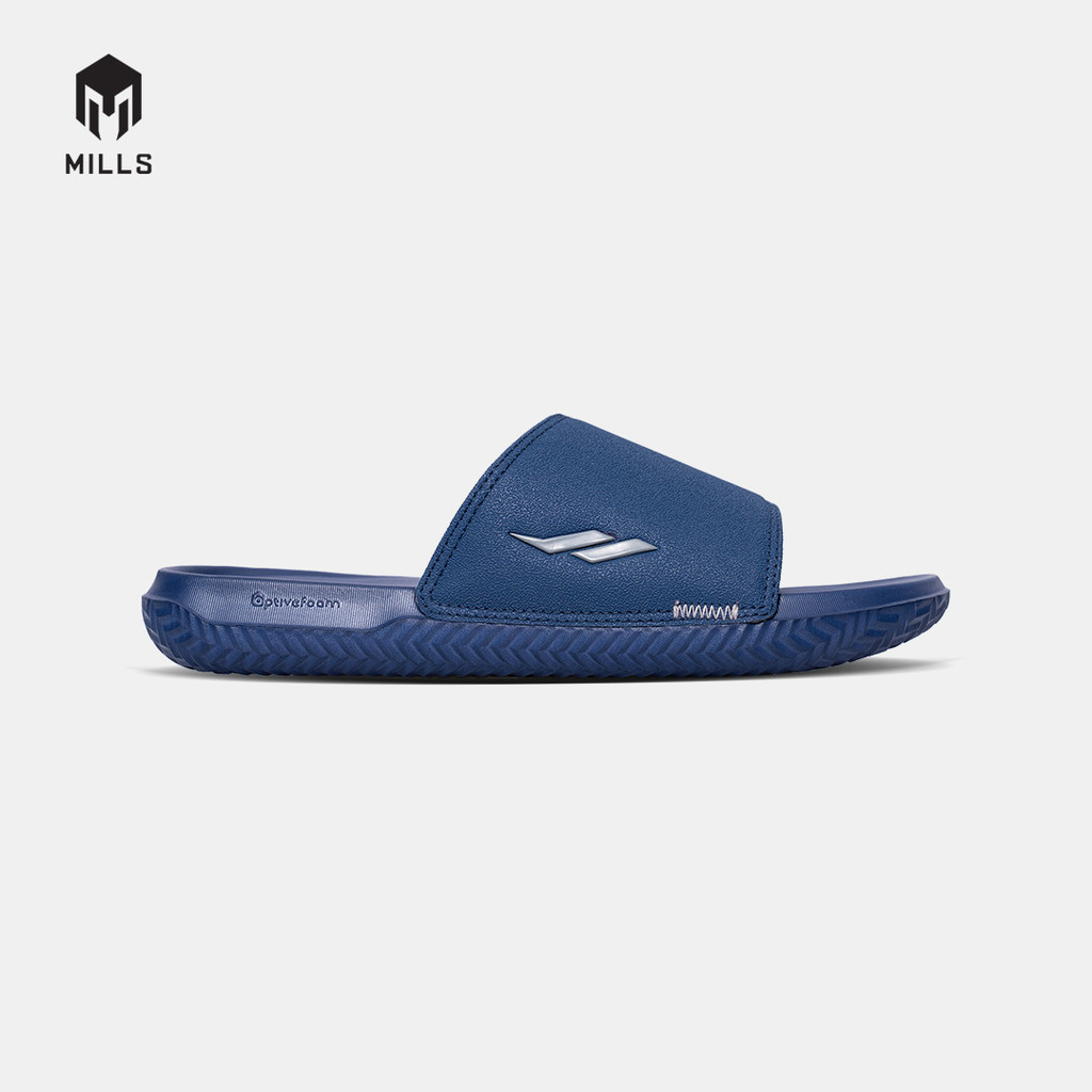 MILLS SANDAL COMFY SLIDES NAVY/GREY 9901303