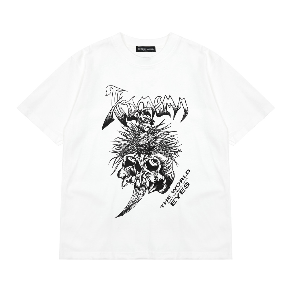 READY STOCK - Tshirt Pervia White Thanksinsomnia 100% Katun Kaos