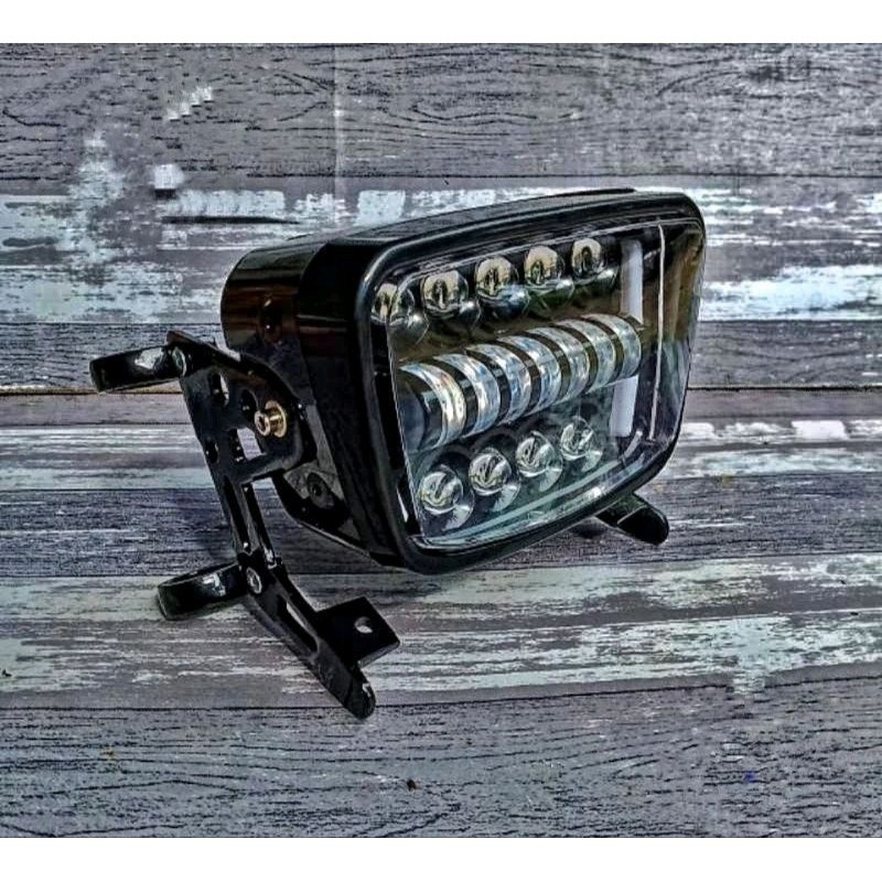 headlamp lampu depan daymaker rx king as honda ninja 2002 byson 16 LED set kupingan B-PRO