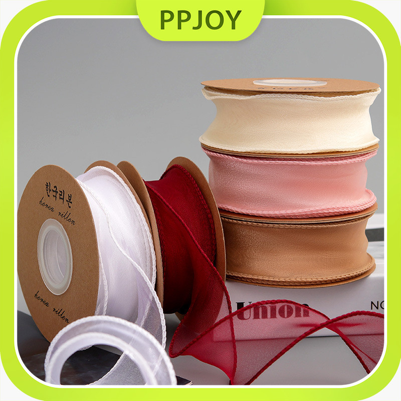 

1 Roll /10 Yard Pita Korea Fishtail Ribbon / PITA Ribbon/Dekorasi Hampers Bouquet/Pita Bucket Bunga/Pita Kado Bahan Satin/Dekorasi Kado Pita Hias/Korean Ribbon Wave/Pita