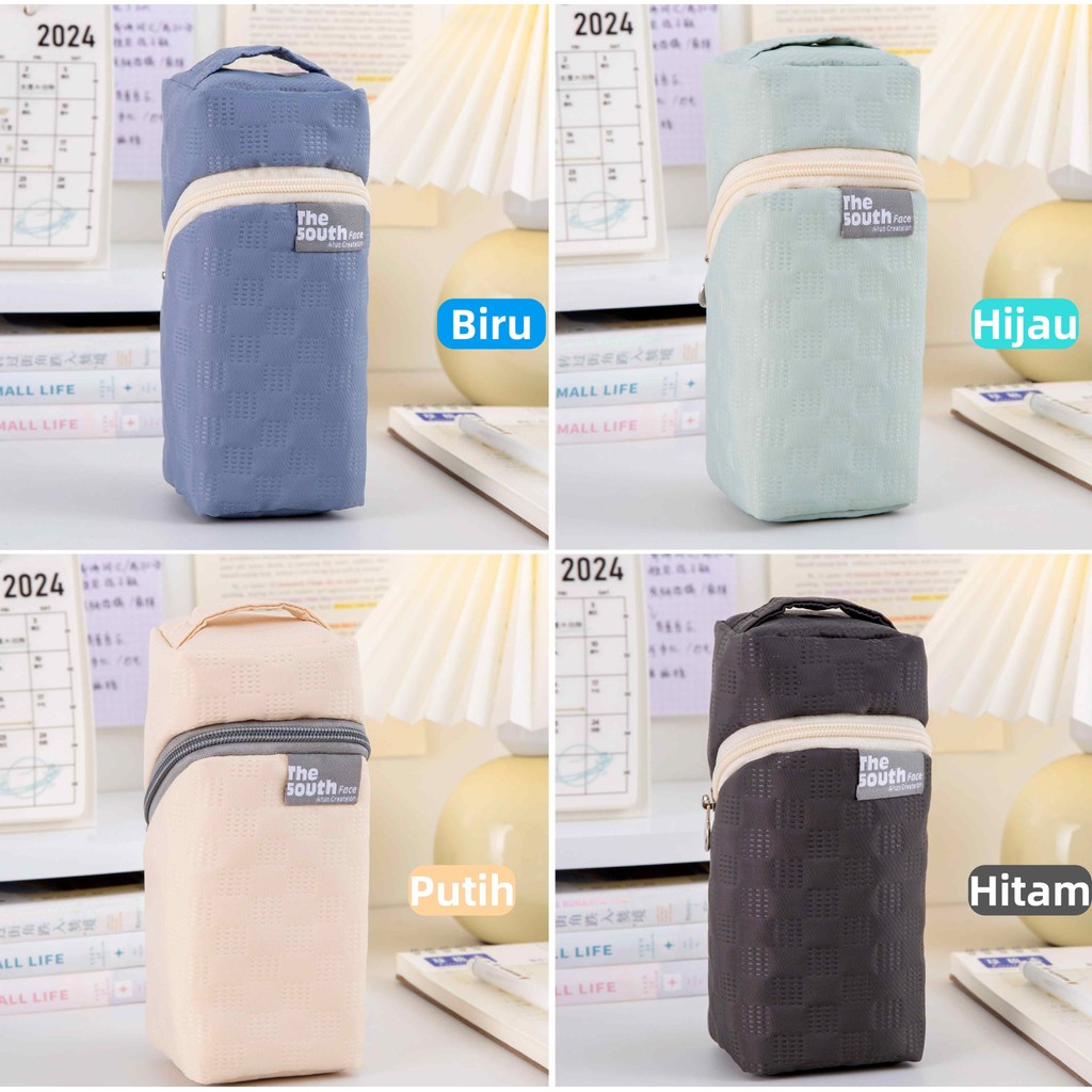 

Penyimpanan Besar Tas Pensil Berdiri 2025, Tas Alat Tulis Lipat, Tas Pensil Sekolah SD/SMP/SMA, Tas