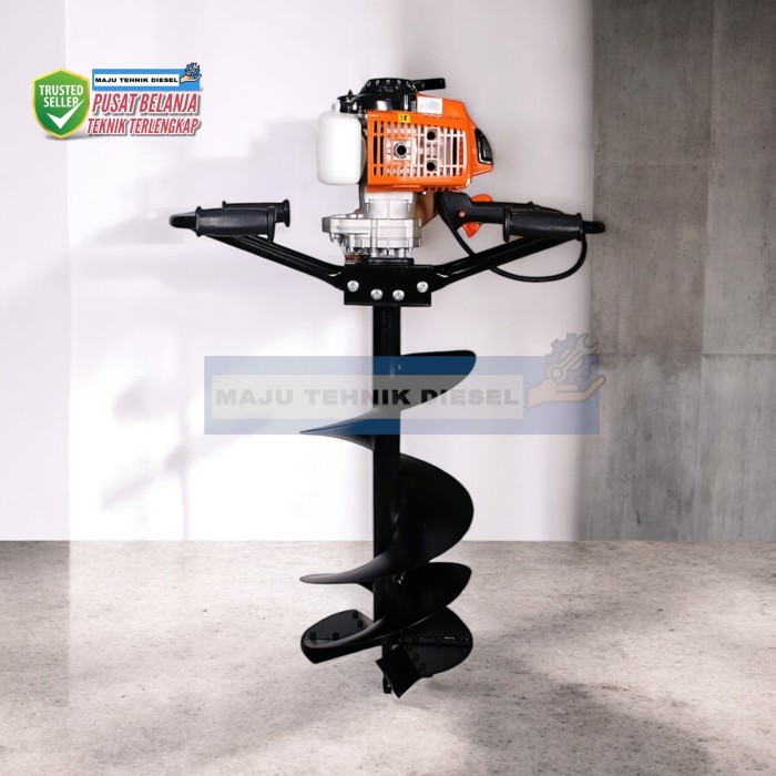 Mesin Bor Tanah Biopori Earth Auger FIRMAN FPD62 Drill + bor 100mm 4"inch