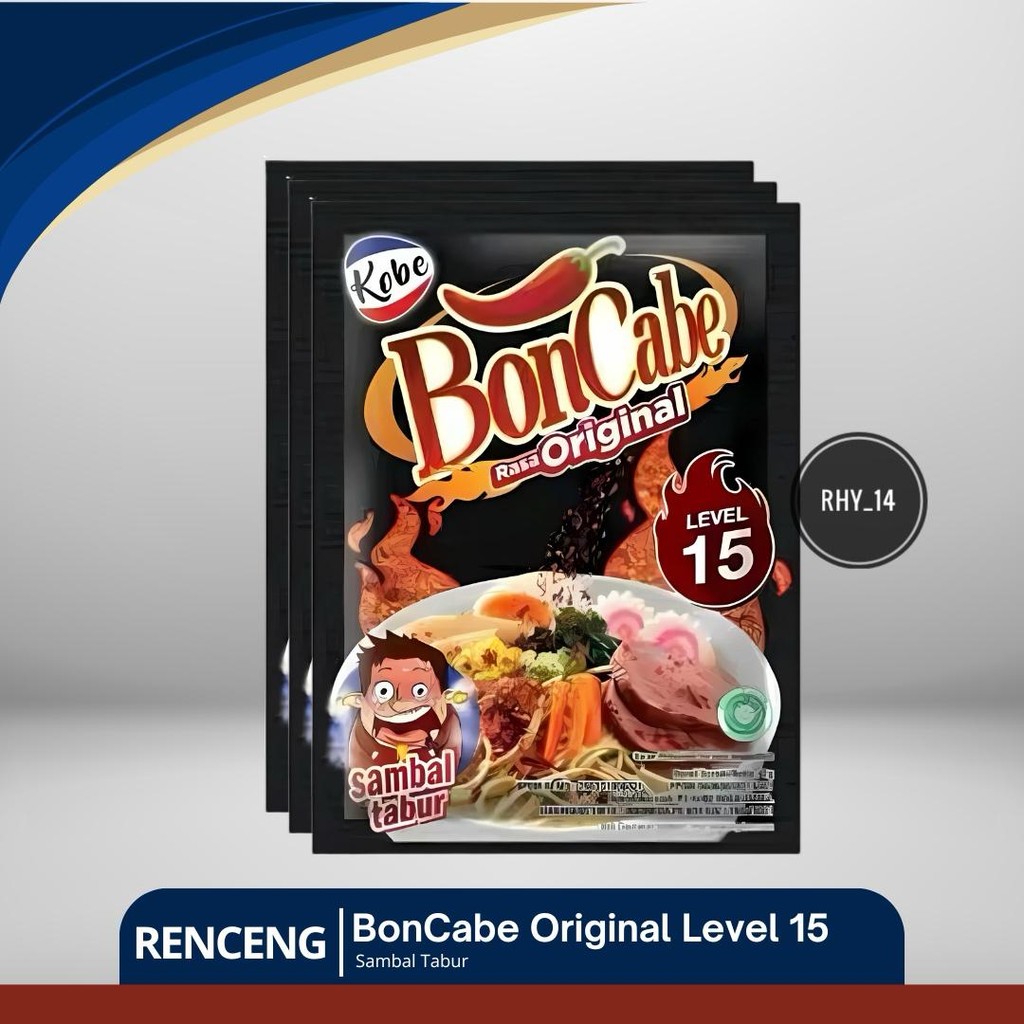 

BONCABE Bubuk Level 15 30 50 Per Renceng Isi 12pcs / Sambal Tabur