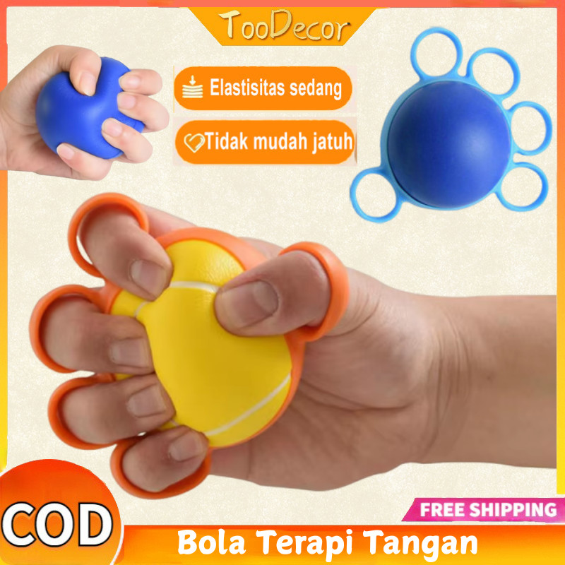 Bola Terapi Tangan Stroke/Bola Pijat Terapi Tangan Rehabilitasi/Ball Silikon Rubber Ring