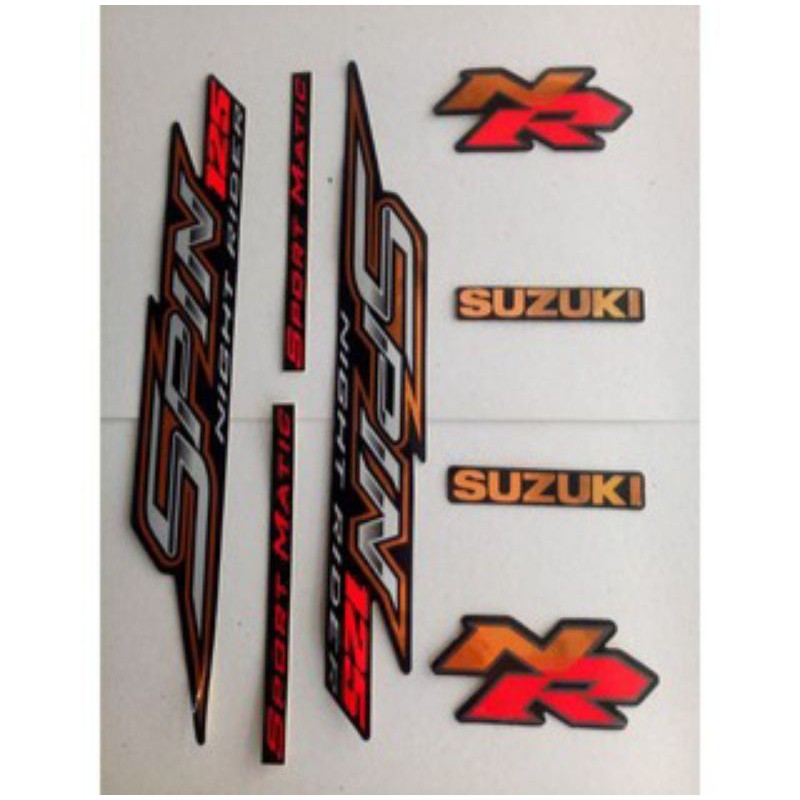 striping sticker Lis Spin 125 NR