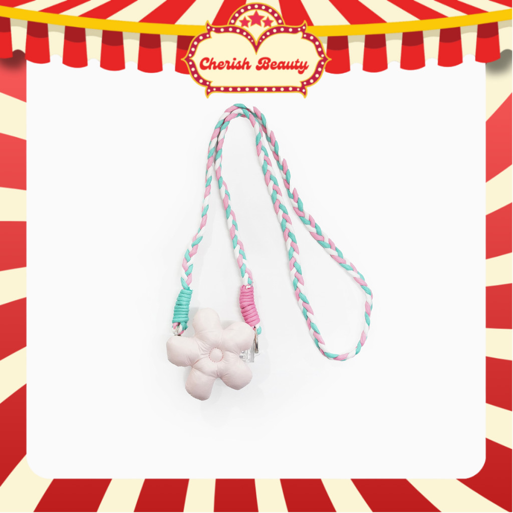 

[Gift Not For Sale] Emina Lanyard Bunga gantungan name tag landyard