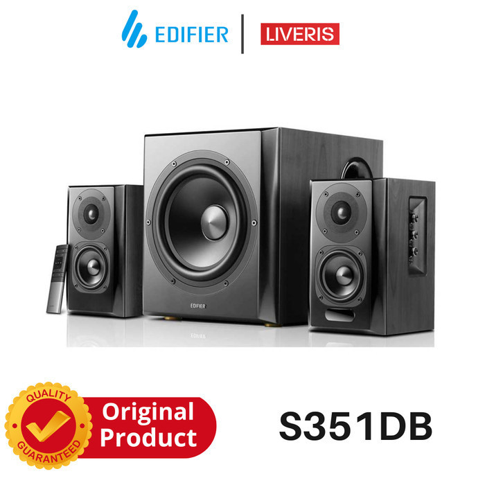 Edifier S351DB Subwoofer Speaker Bluetooth Aktif 2.1 System Original