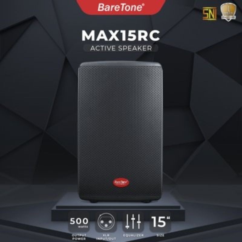 PROMO SPESIAL AWAL BULAN SAMPAI AKHIR BULAN Speaker Aktif Baretone MAX15 RC MAX15RC 15 Inch 500 Watt Original