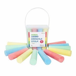 

Kitecs Jumbo Sidewalk Chalk Non-Toxic Washable Kapur Tulis Warna Jumbo