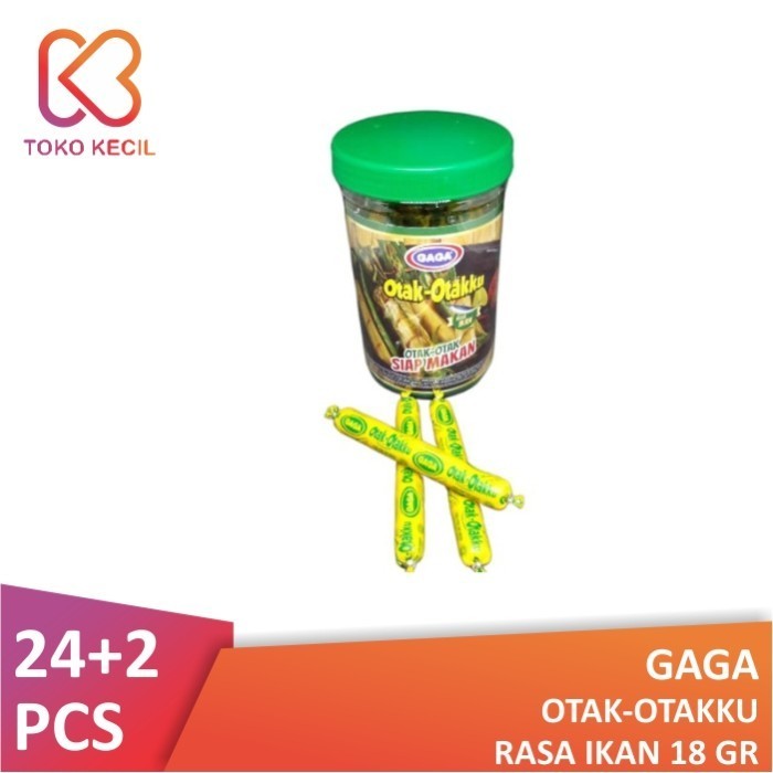 

Gaga Otak Otakku Sosis Ikan 18gr (Isi 24+2 Pcs)