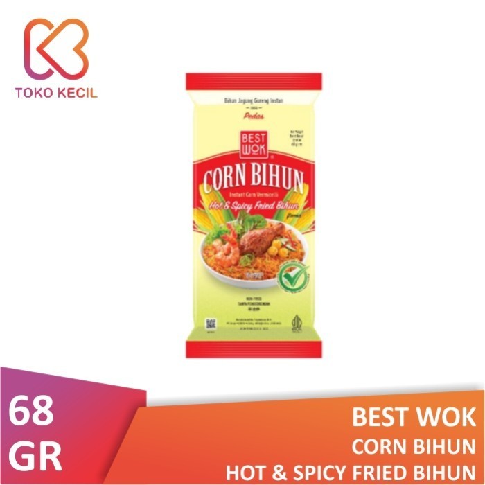 

Best Wok Corn Bihun Hot & Spicy Fried 68gr
