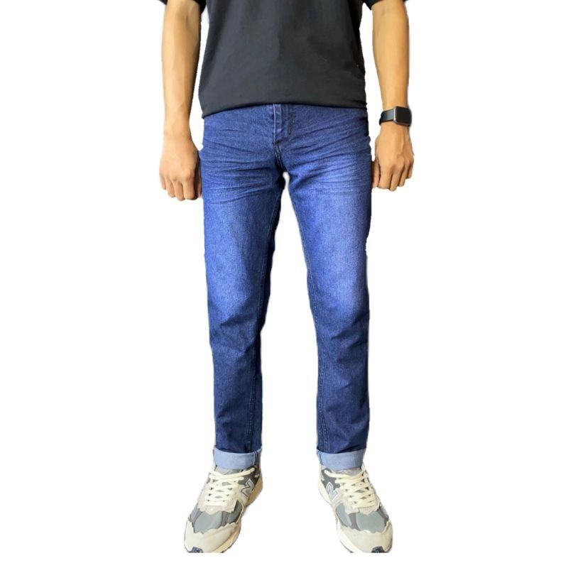 Celana Panjang Pria Jeans Slimfit / Celana Denim Pria | Denim Jeans HELIOS Original