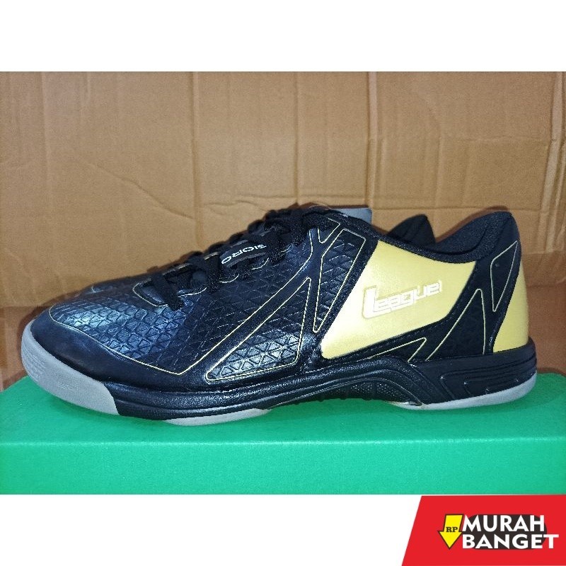 Sepatu specs keren- Sepatu League Futsal Gioro Hitam original sepakbola pria promo murah sale