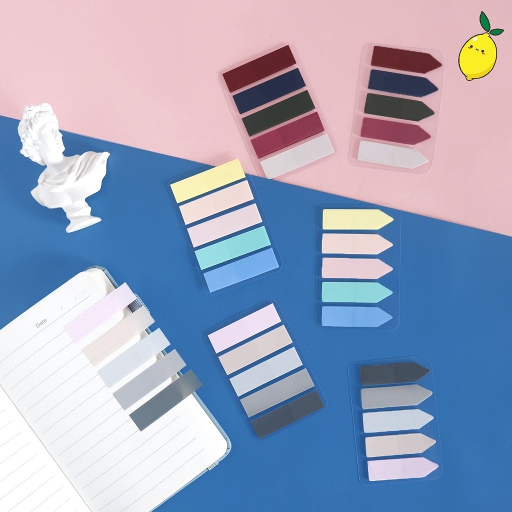 

Index / Penanda Buku Panmomo Color Stick Index Page Markers