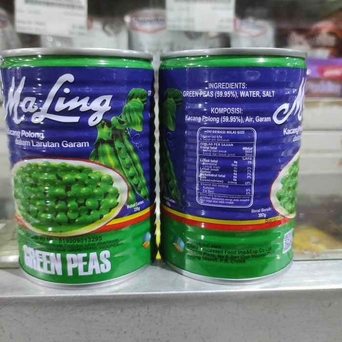 

Ma Ling Green Peas 397gr FYF
