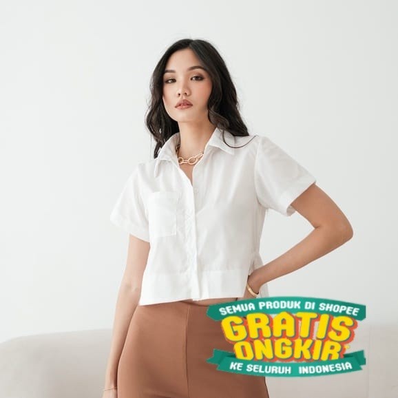 HARA BLOUSE / KEMEJA WANITA / BLOUSE WANITA / ATASAN WANITA/ Produk Lokal