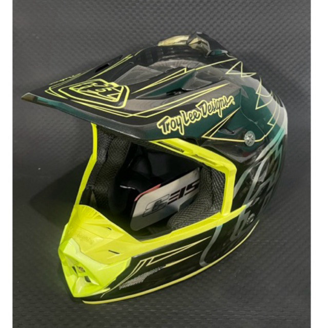 HELM TLD SE 3 CARBON YELLOW EX DISPLAY size XL