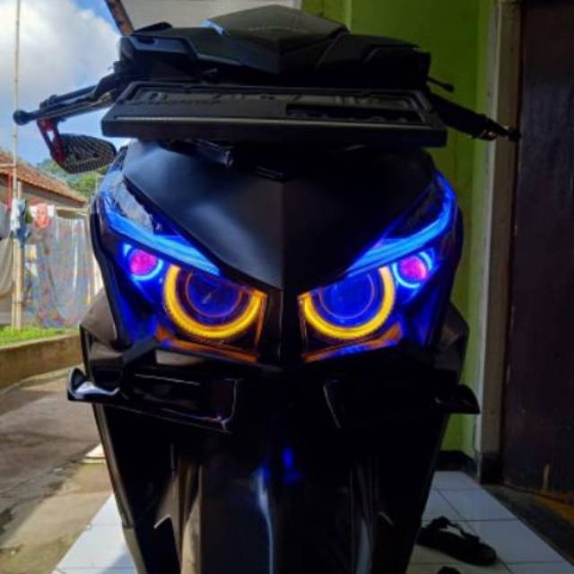 Lampu Projie HID Vario 125/150 l Custom Headlamp Vario 2015/2017 Projie HID Alis Running komplit