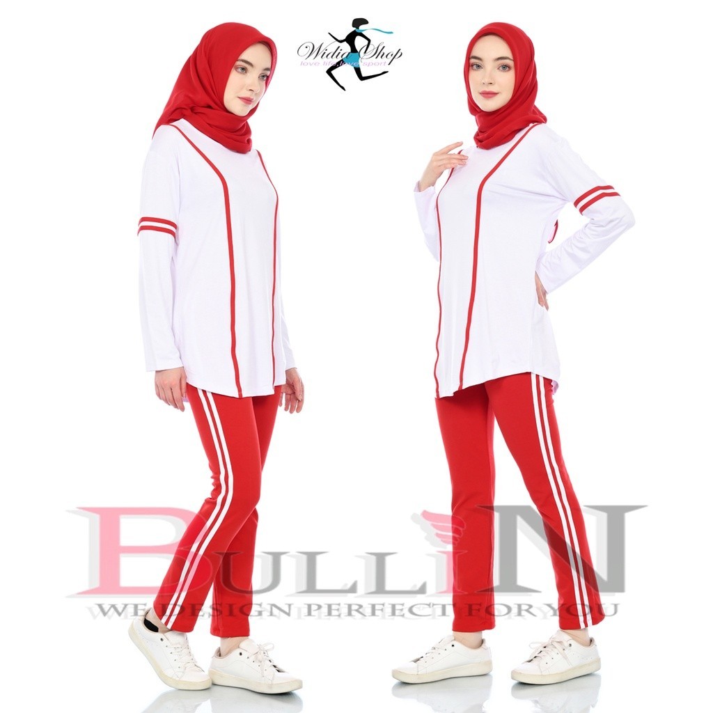 Baju Olahraga Keren Modis Model Terbaru 2024 / BULLIN Setelan Merah Putih Kerin Panjang Standar Dan 