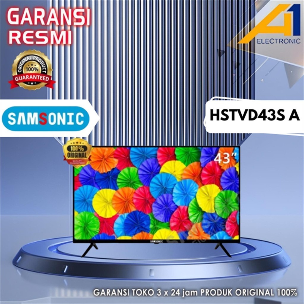 SAMSONIC Smart Android TV HSTVD43SA LED TV 43 Inch Digital