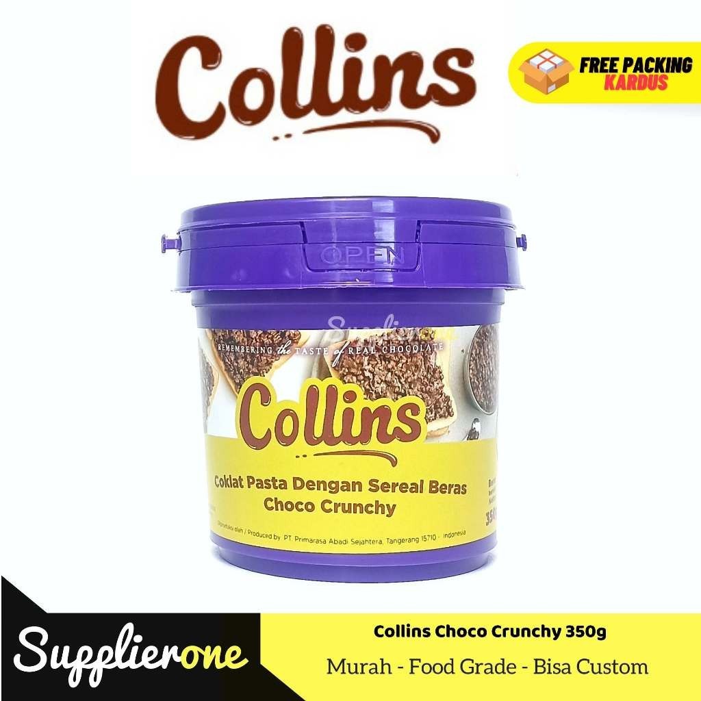

Collins Choco Crunchy 350g / Collins Selai Donat / Selai Roti / Toping Donat Collins / Selai Donat