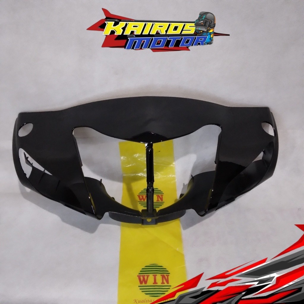 Batok Depan / Belakang Supra Fit New Cakram / Tromol 2005 2006 2007 2008 Hitam | front / rear handle cover WIN | kepala stir motor honda X S original old lama