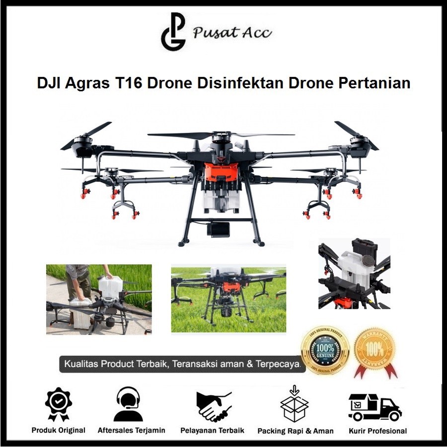 promo spesial DJI Agras T16 Drone Disinfektan / Drone Pertanian / Drone Siram Pupuk