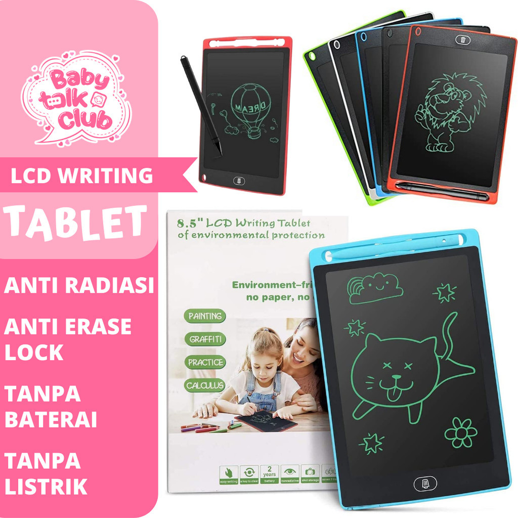 LCD Drawing Writing Tablet  8.5" Papan Tulis Gambar Anak Dan Dewasa Mainan Z2