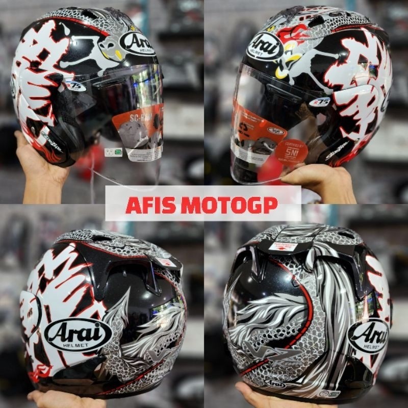 helm scott vz ram dragon v2 terbaru