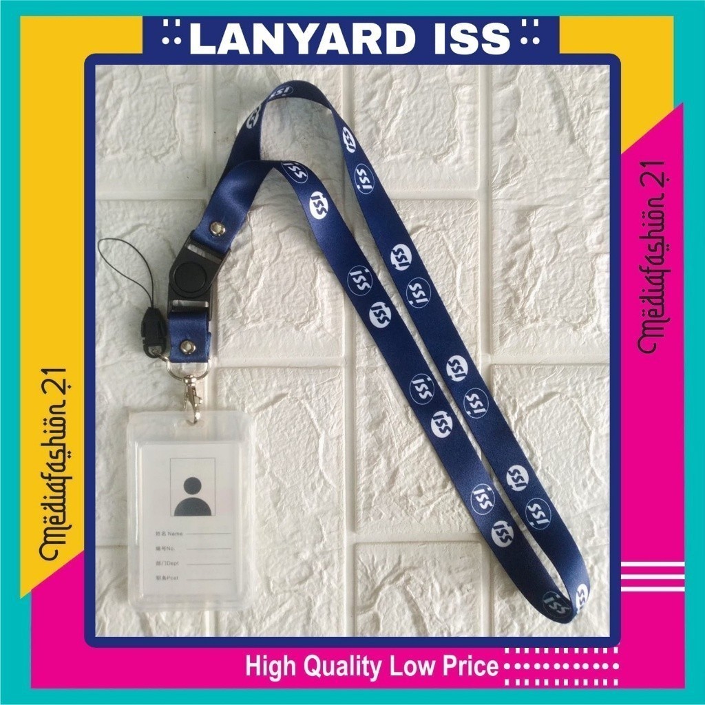 

Lanyard Tali Gantungan ID Card ISS (INDONESIA SERVANT SERVICE) Free Strap Gantungan HP/Flashdisk