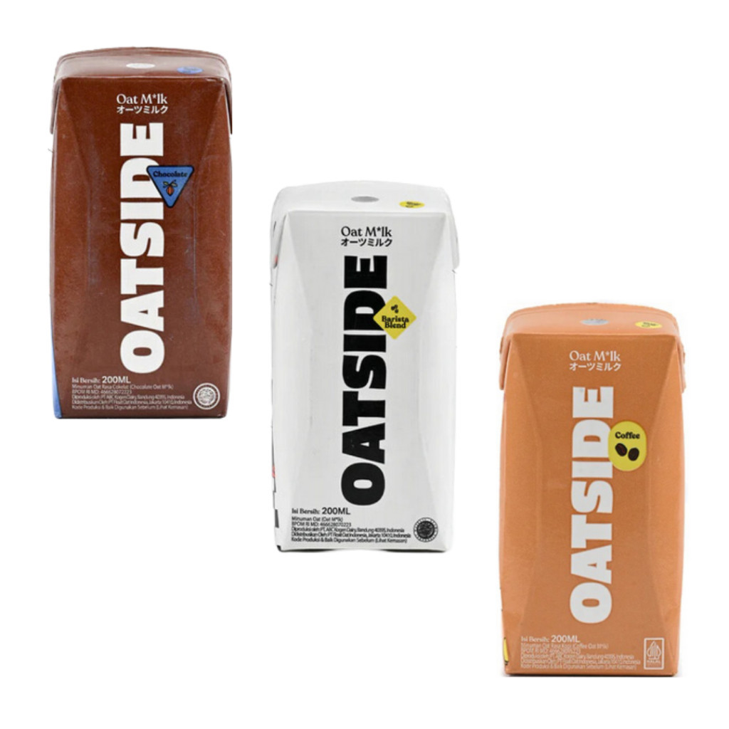 

OATSIDE OAT MILK 200 ML - SUSU GANDUM OAT SIDE CHOCOLATE COFFE BARISTA BLEND