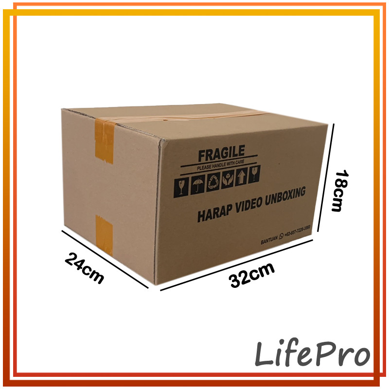 

Kardus Polos Karton Box 32cmx24cmx18cm / 35cmx20cmx12cm packaging