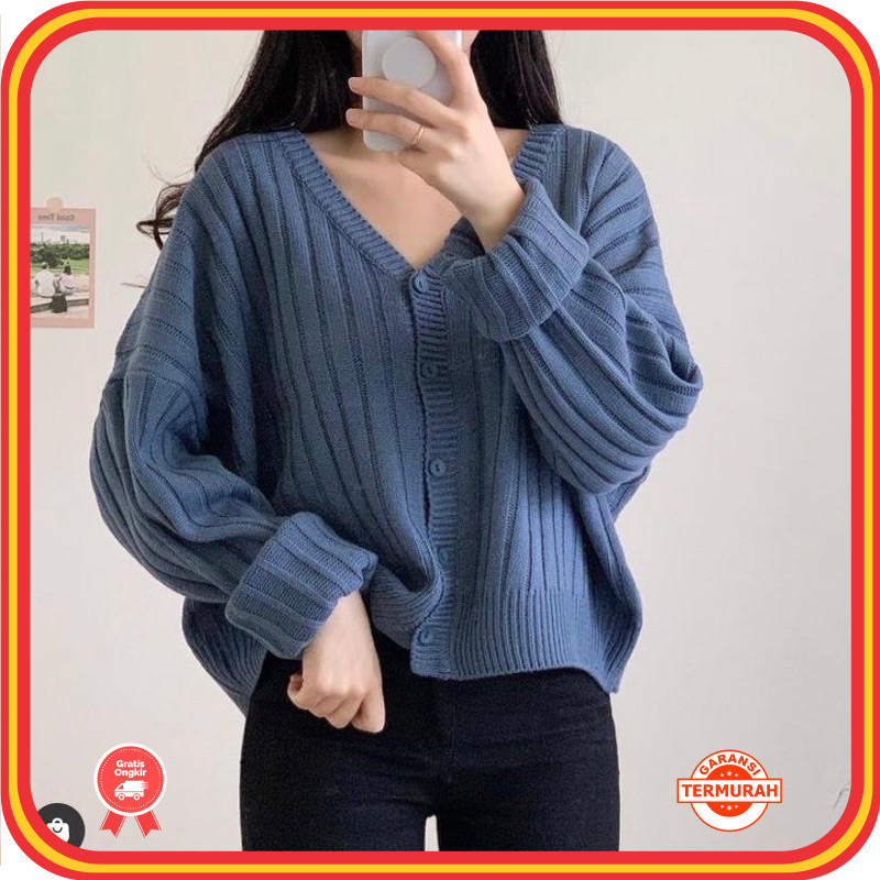 Outer Baju Wanita Cantik Kekinian Korean Style / (LUXXITE.CO) BISA INSTANT | KARDIGAN WANITA ELLIN K