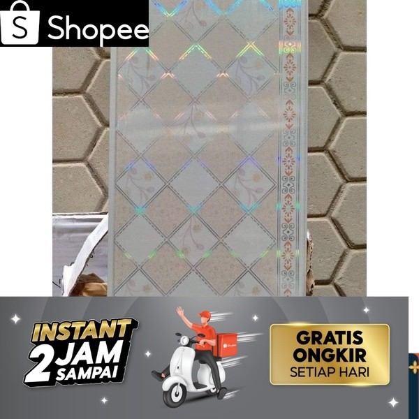 plafon pvc motif bintang .