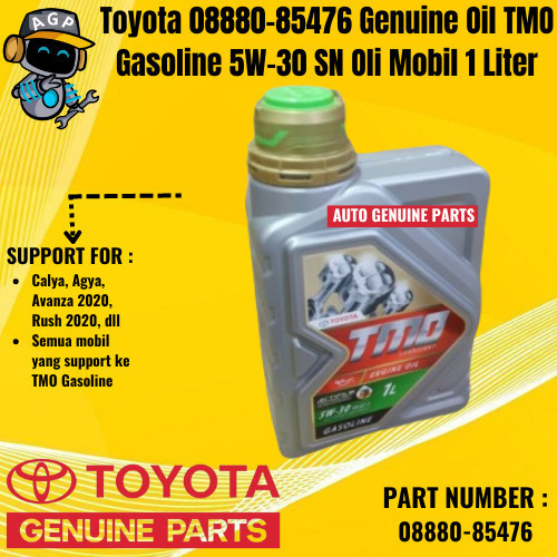 Toyota Genuine Oil TMO Gasoline 5W-30 SN Oli Mobil 1 Liter
