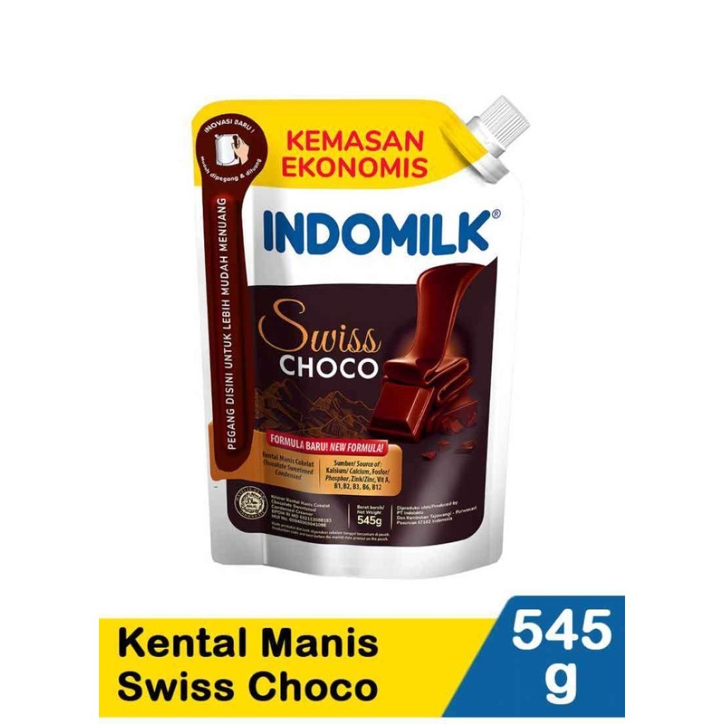 

b Indomilk Swiss Choco 545 Gr Pouch