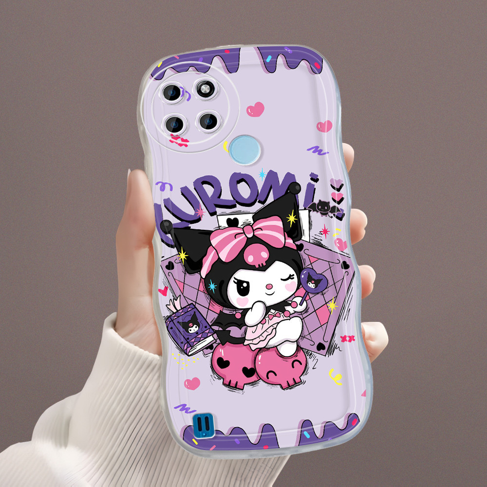 Realme C21Y C25Y Phone Case Softcase Casing Hp Kesing Soft Cassing Kuromi 3643