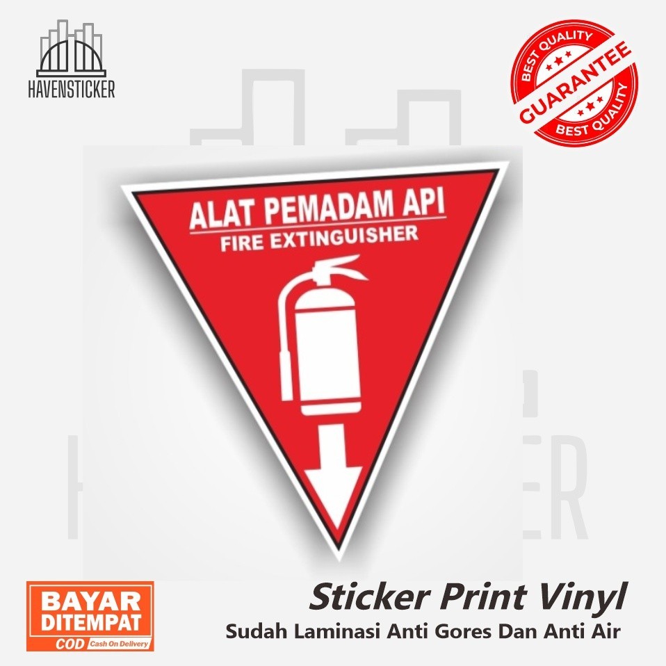 

Stiker vinyl print label Petunjuk APAR Sticker Petunjuk APAR Simbol APAR APAR SIGN