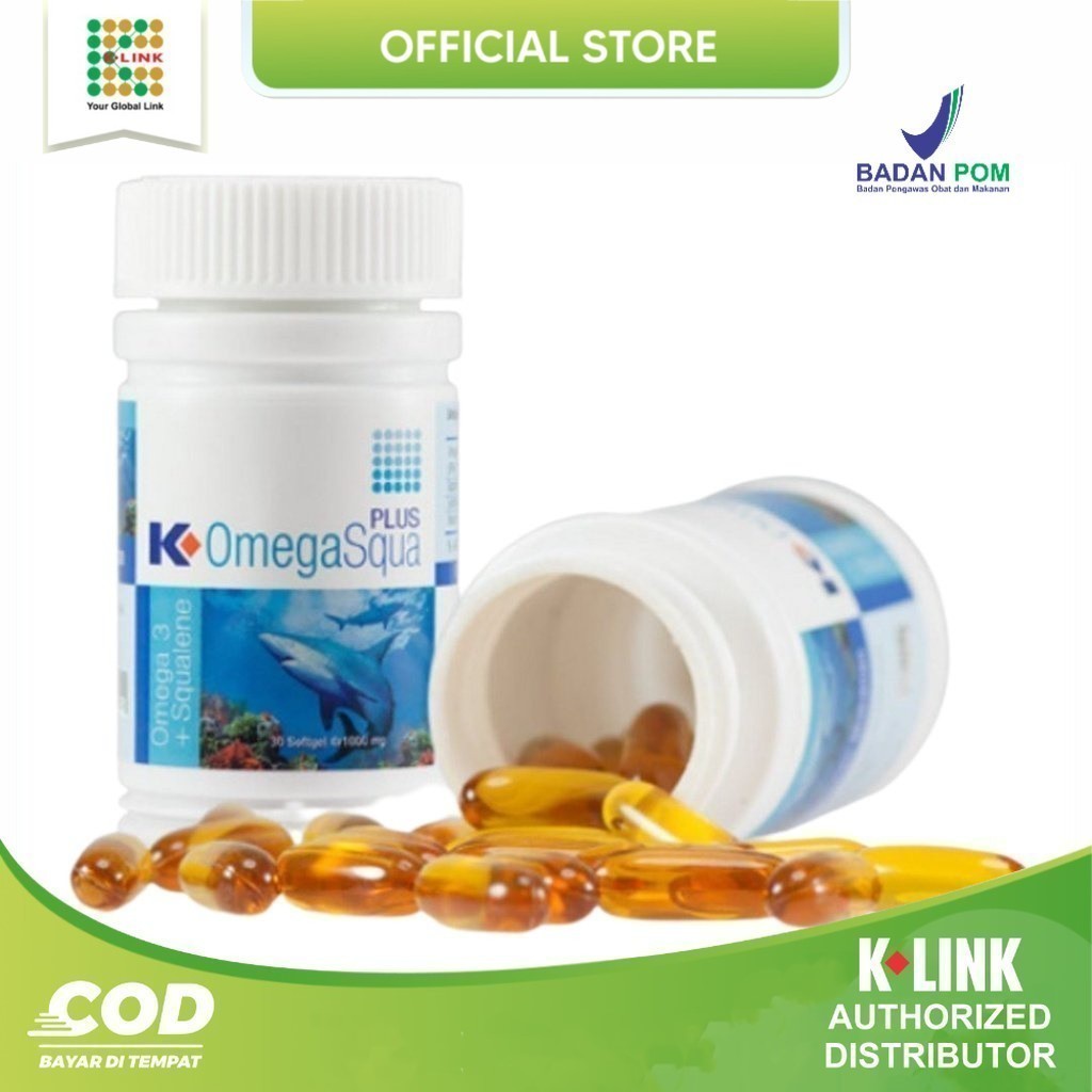 K-OMEGA SQUA PLUS OMEGA SQUA K LINK OMEGA 3 ORI FISH OIL OMEGA SQUALENE