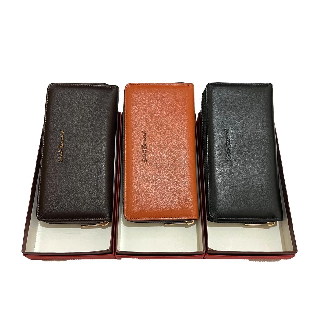 Dompet Wanita Panjang Kulit Asli Saint Bernard
