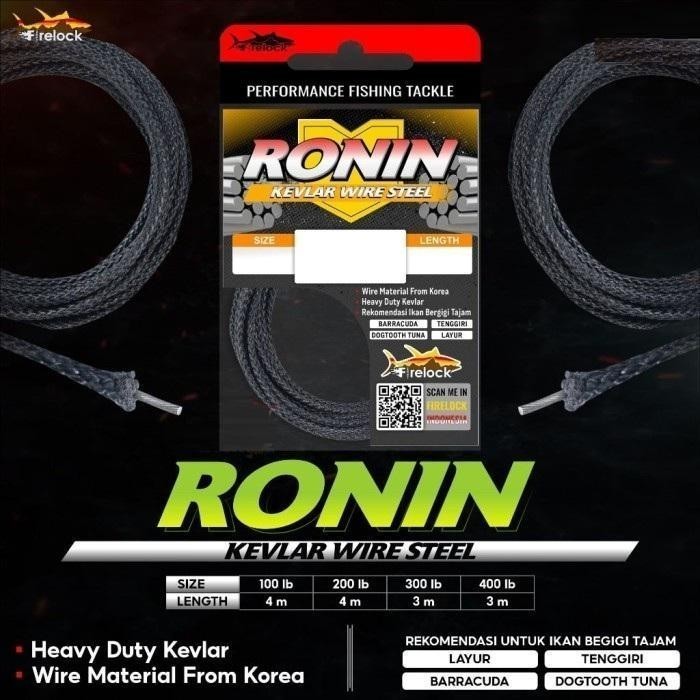 Assist Wire Benang Kevlar Isi Kawat Ronin  Steel Core Line Firelock Tali Kevlar Assist Hook