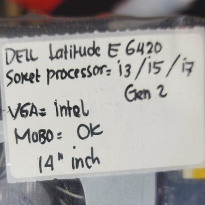 Motherboard DeLL E6420 mainboard Dell E6420 GEN 2  i3.i5.i7 SNC