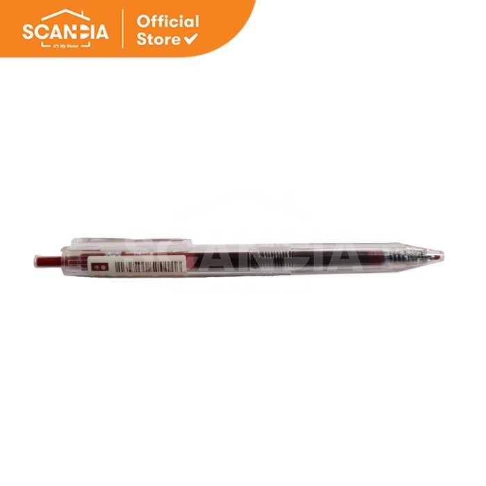 

SCANDIA Pulpen Retractable Gel Pen Dark Red 0.5mm (AGPH5603)