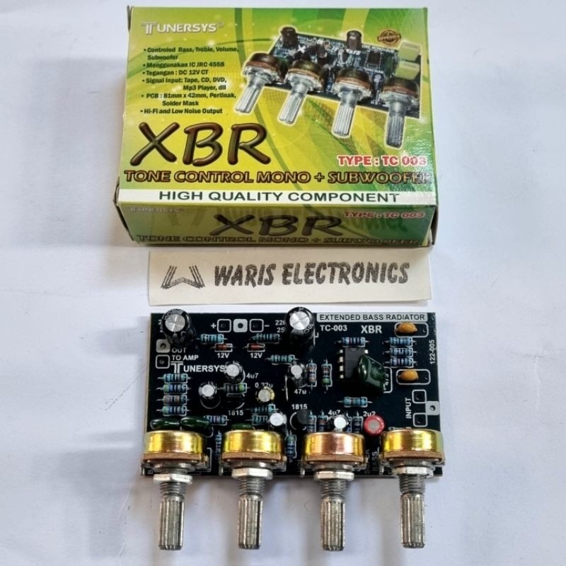Tone Control Mono Subwoofer Tunersys