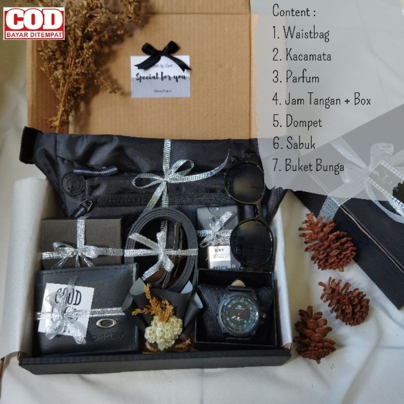 

HAMPERS COWOK MURAH | HAMPERS COWOK | GIFTBOX HADIAH ULANG TAHUN BLACK EDITION | KADO WISUDA COWOK| KADO ANNIVERSARY