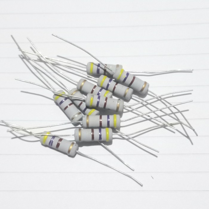 resistor R ORIGINAL TAIWAN 470r 2W 470 ohm 470ohm 2watt 2 w watt WAT F