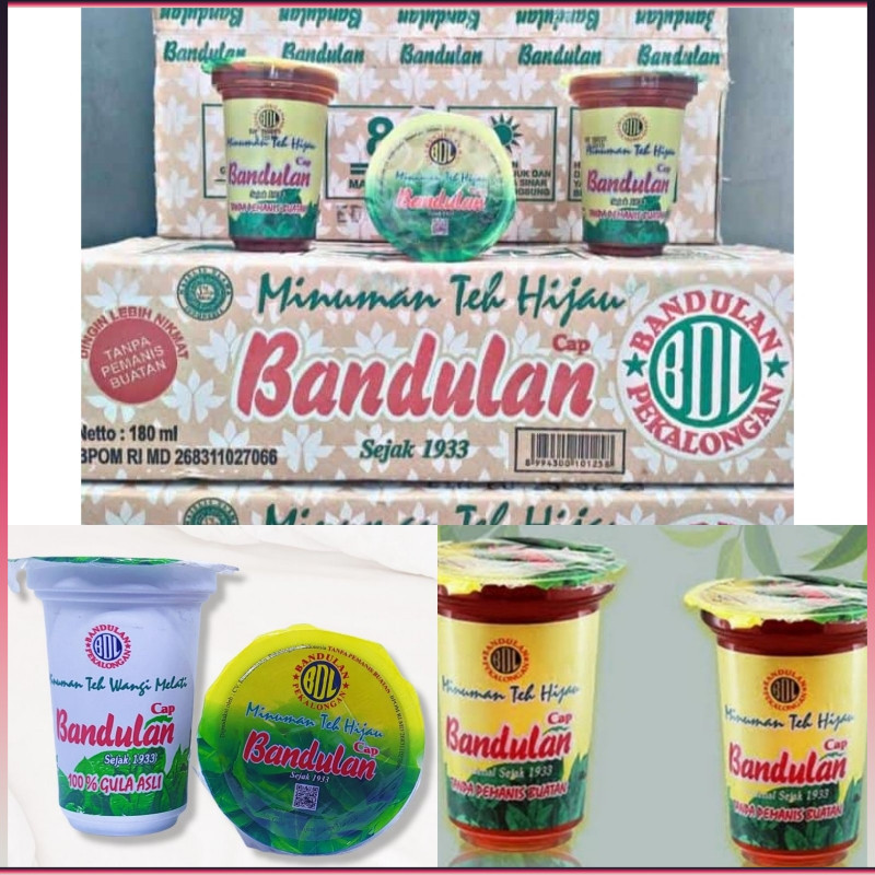 

Teh Bandulan Hijau & Melati 180ml (1Dus Isi 24) - Teh Gelas Pekalongan, Murah & Tanpa Pemanis Buatan